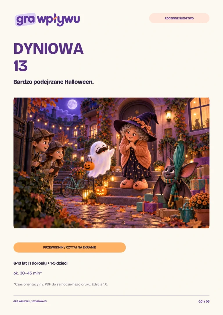 Dyniowa 13 — okładka przewodnika PDF